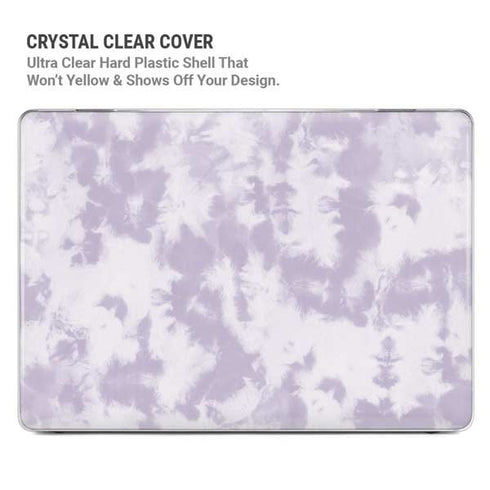 Purple and White Tie Dye MacBook Pro 14in (2021-24) Case plus Skin
